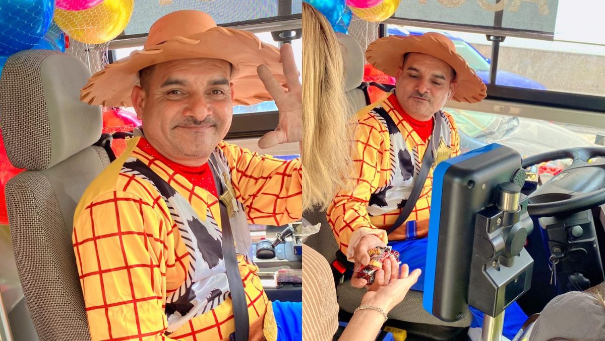 Don Edgar Díaz se viralizó hace algunos años debido a que decoraba su camión referente a las festividades del año. Especial