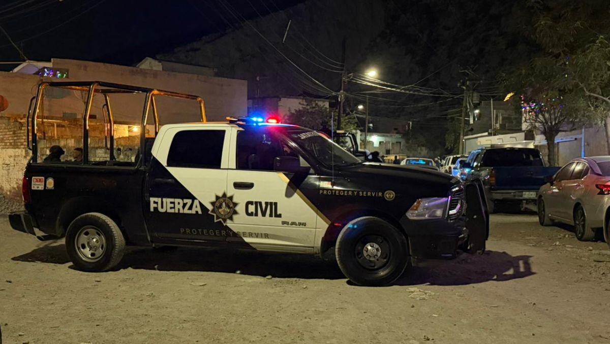 Elementos de Fuerza Civil acordonaron el área. Fernanda Pérez