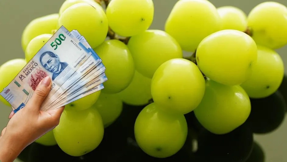 Incrementa precio de la uva previo a la celebración de fin de año