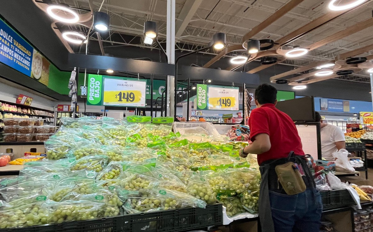 El kilo de uva alcanza hasta 149 pesos en supermercados de Tampico previo a Año Nuevo. | Yazmín Sánchez