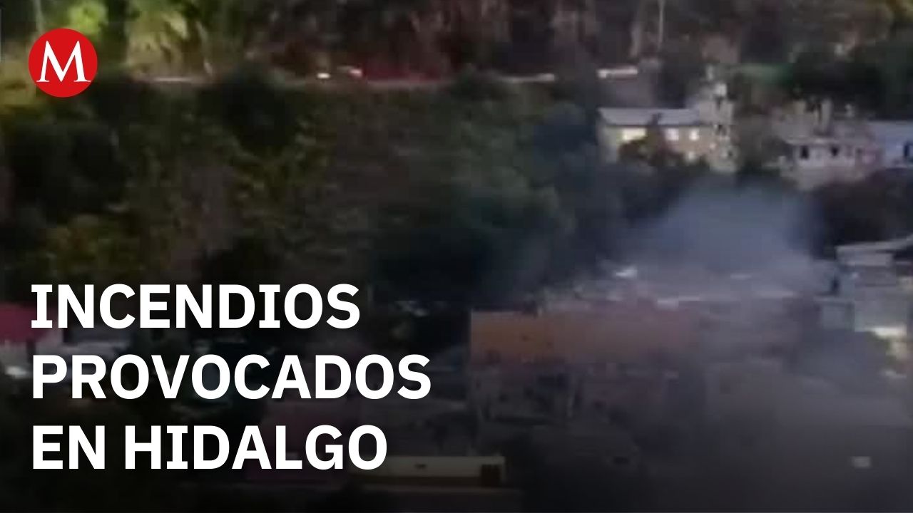 Reportan serie de incendios provocados y quema de pastizales en Hidalgo