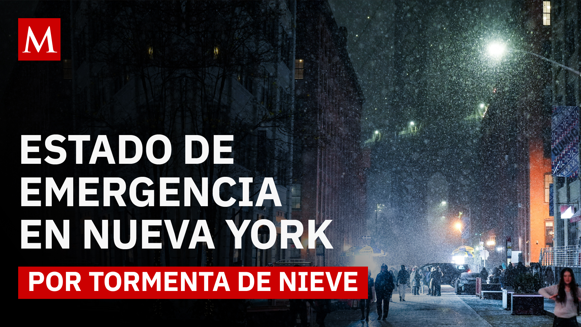Tormenta invernal paraliza Nueva York y gran parte del noreste de EE. UU.