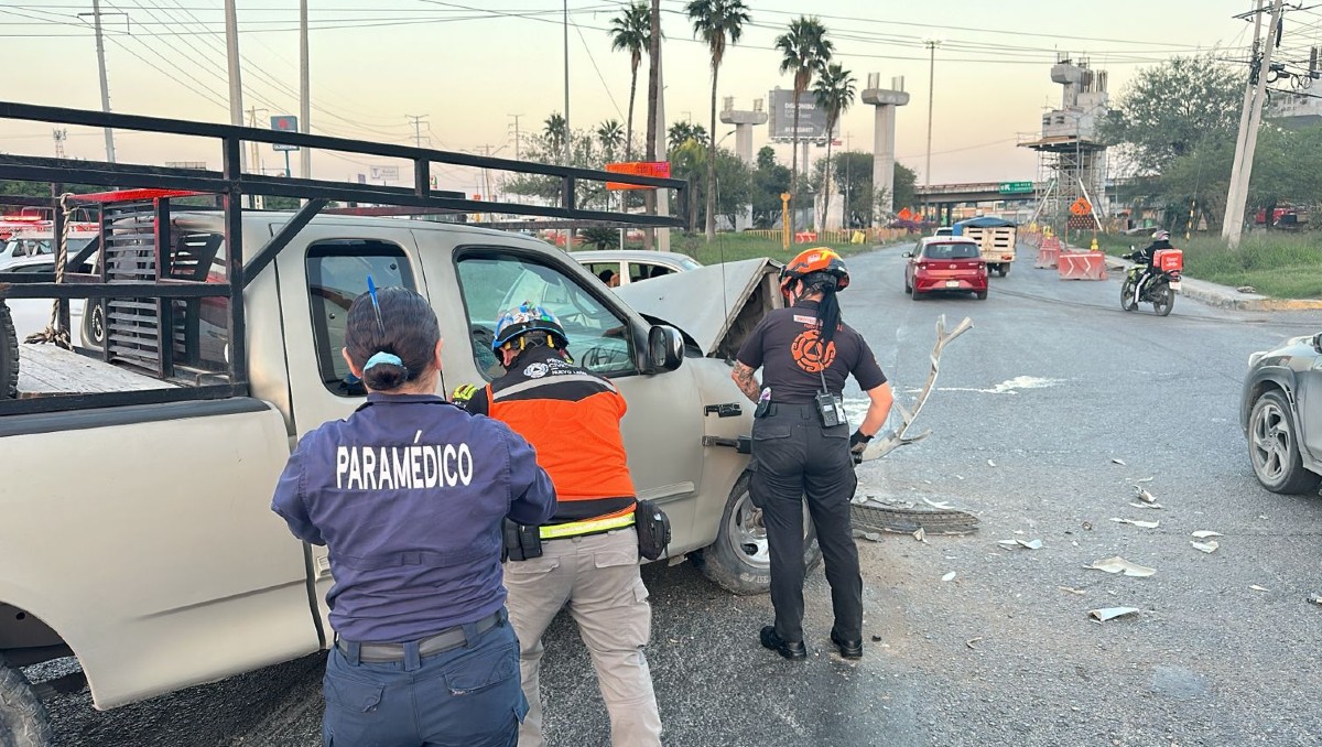 En el accidente  participaron un camión de la ruta 134 y una camioneta. Foto: Especial