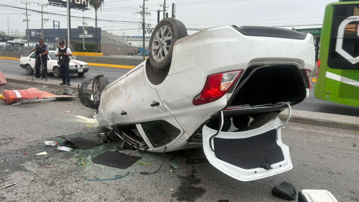 El accidente se registró a la altura de la colonia Valle del Canadá | Pedro Delgado