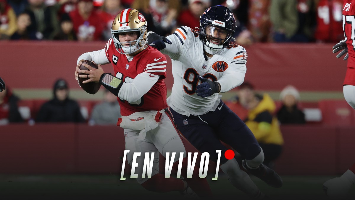 Sigue el Bears vs 49ers EN VIVO. Semana 17 de la NFL 2025 (AP)