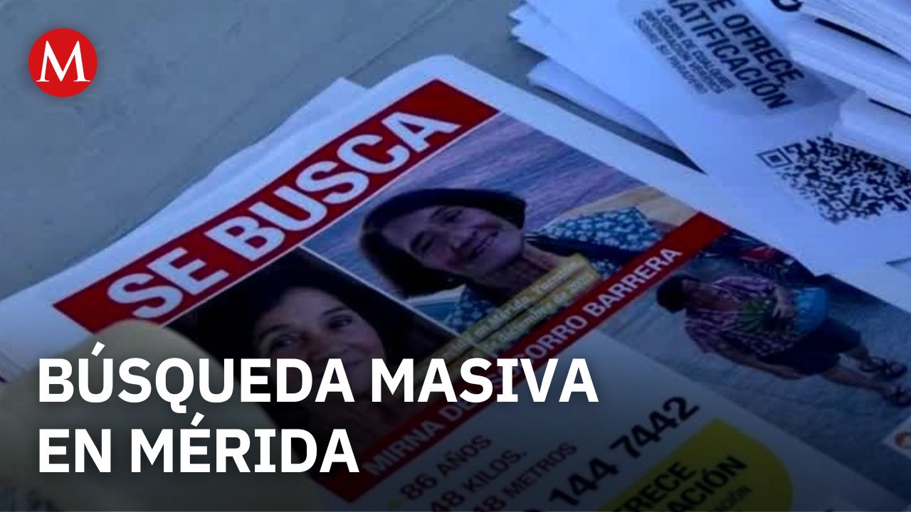 Continúa la búsqueda de Mirna, autoridades y voluntarios despliegan drones y perros en Yucatán