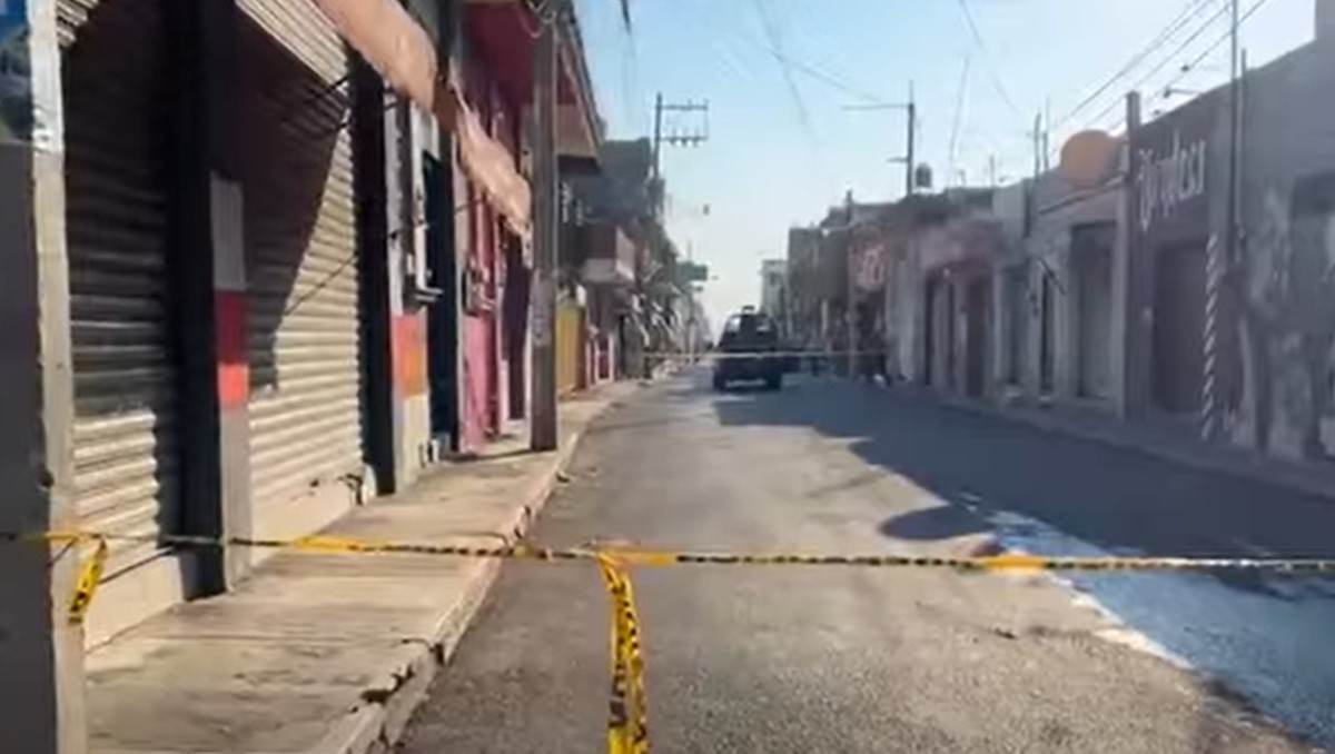 El hecho ocurrió en la calle Manuel Doblado en la zona Centro de Pénjamo.