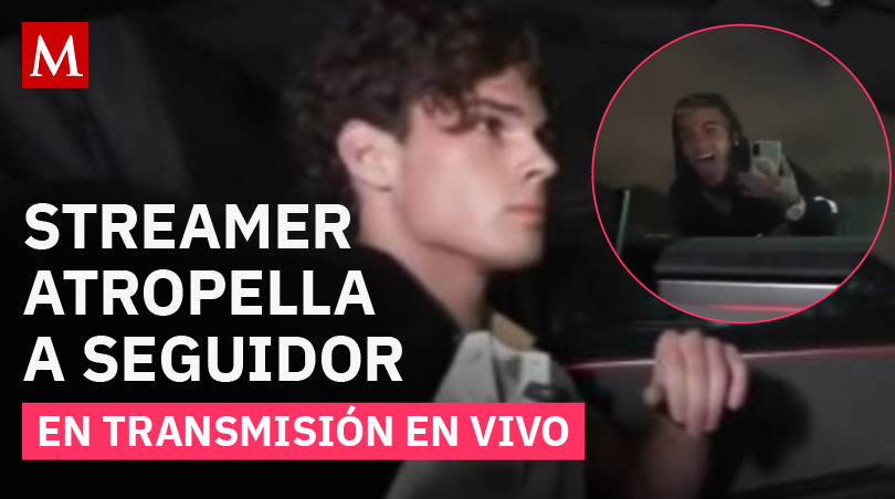 Seguidor es atropellado durante transmisión en vivo por streamer