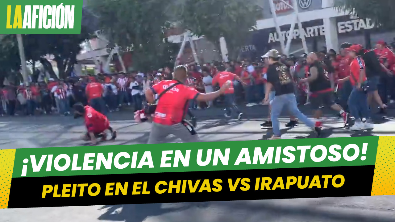 Violencia previo al encuentro Chivas vs Irapuato entre barras