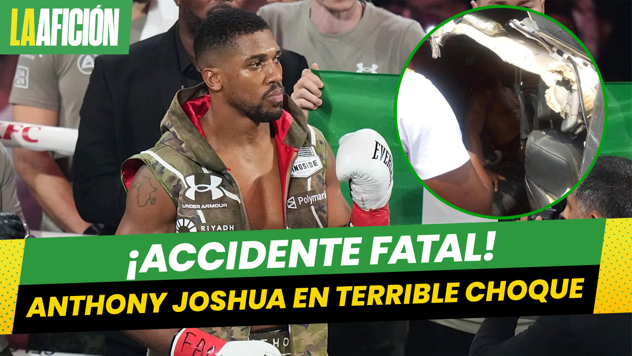 Anthony Joshua, involucrado en un accidente de tráfico que dejó dos muertos