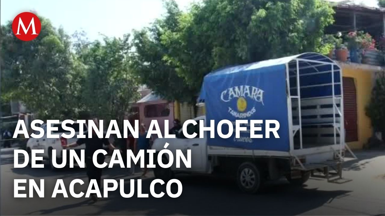 En Acapulco, asesinan al chofer de una camioneta de pasajeros