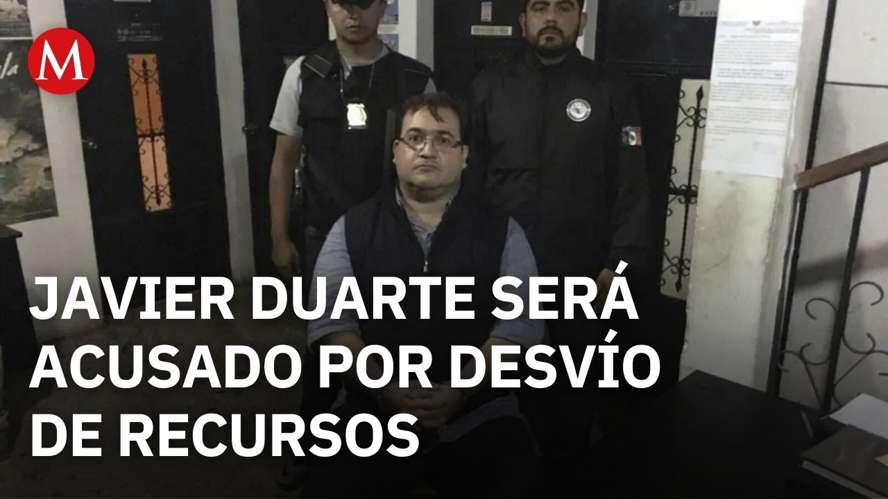 ¿La FGR acusará a Javier Duarte, exgobernador de Veracruz, será acusado por desvío de recursos?