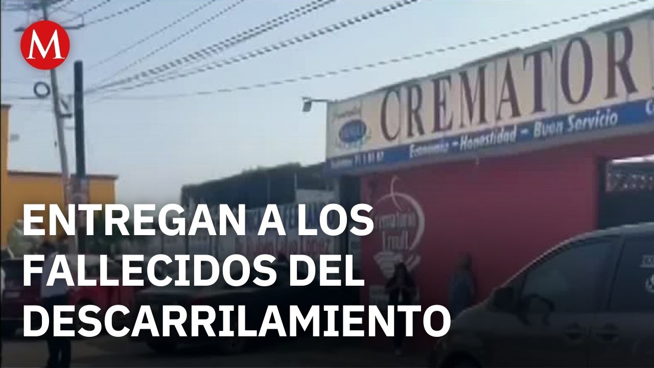 FGR realiza la entrega los cuerpos de los fallecidos en el descarrilamiento del Tren Interoceánico