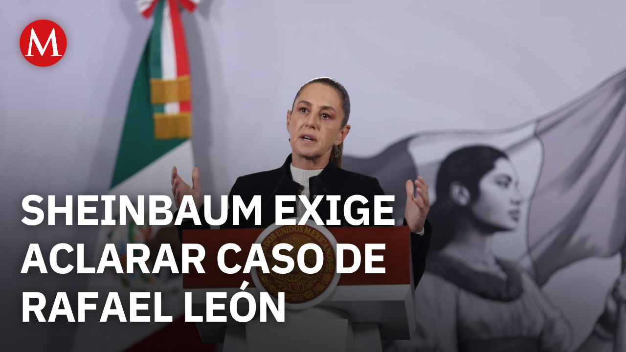 "Fiscalía debe ser transparente": Sheinbaum sobre caso del periodista Rafael León