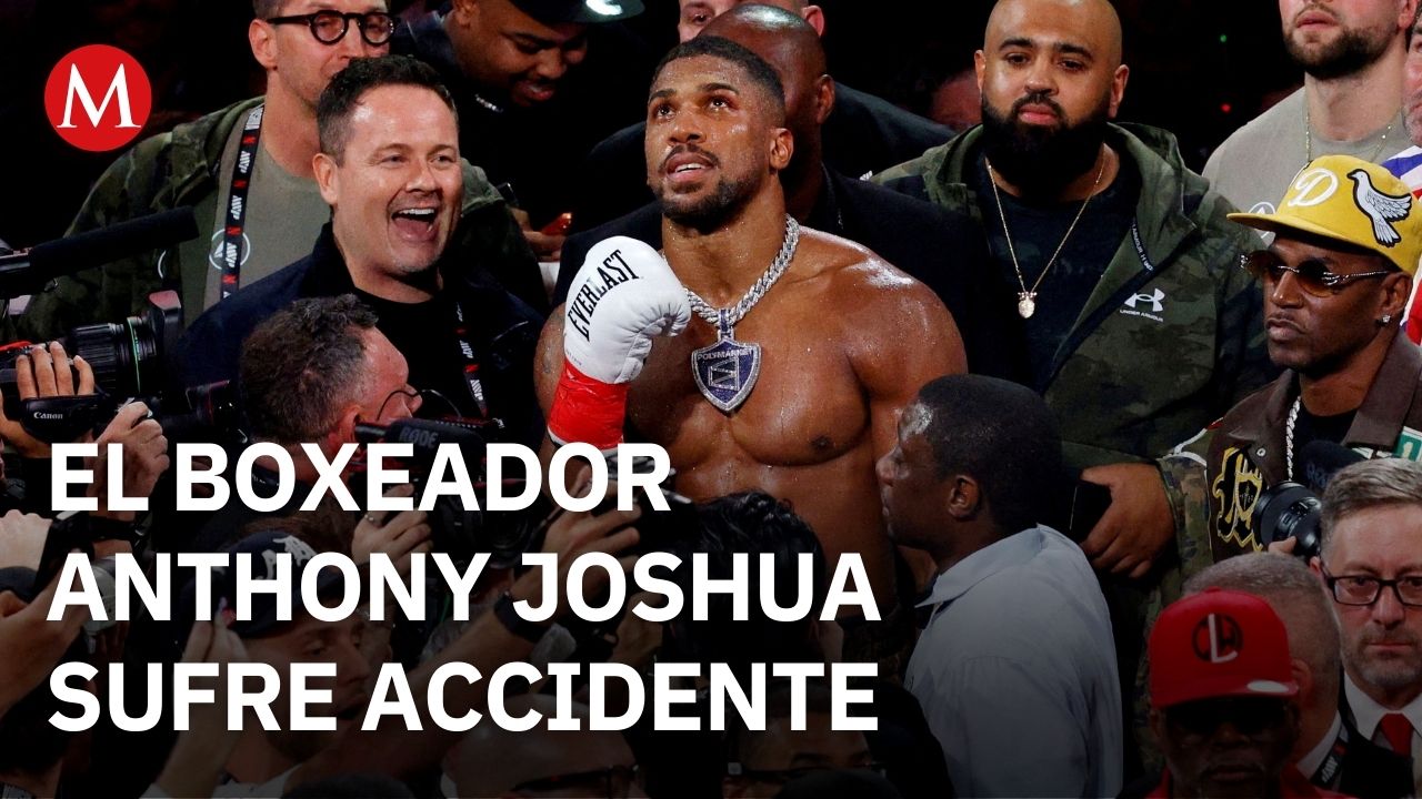 En Nigeria, el boxeador Anthony Joshua sufre un accidente vial; hay dos personas muertas