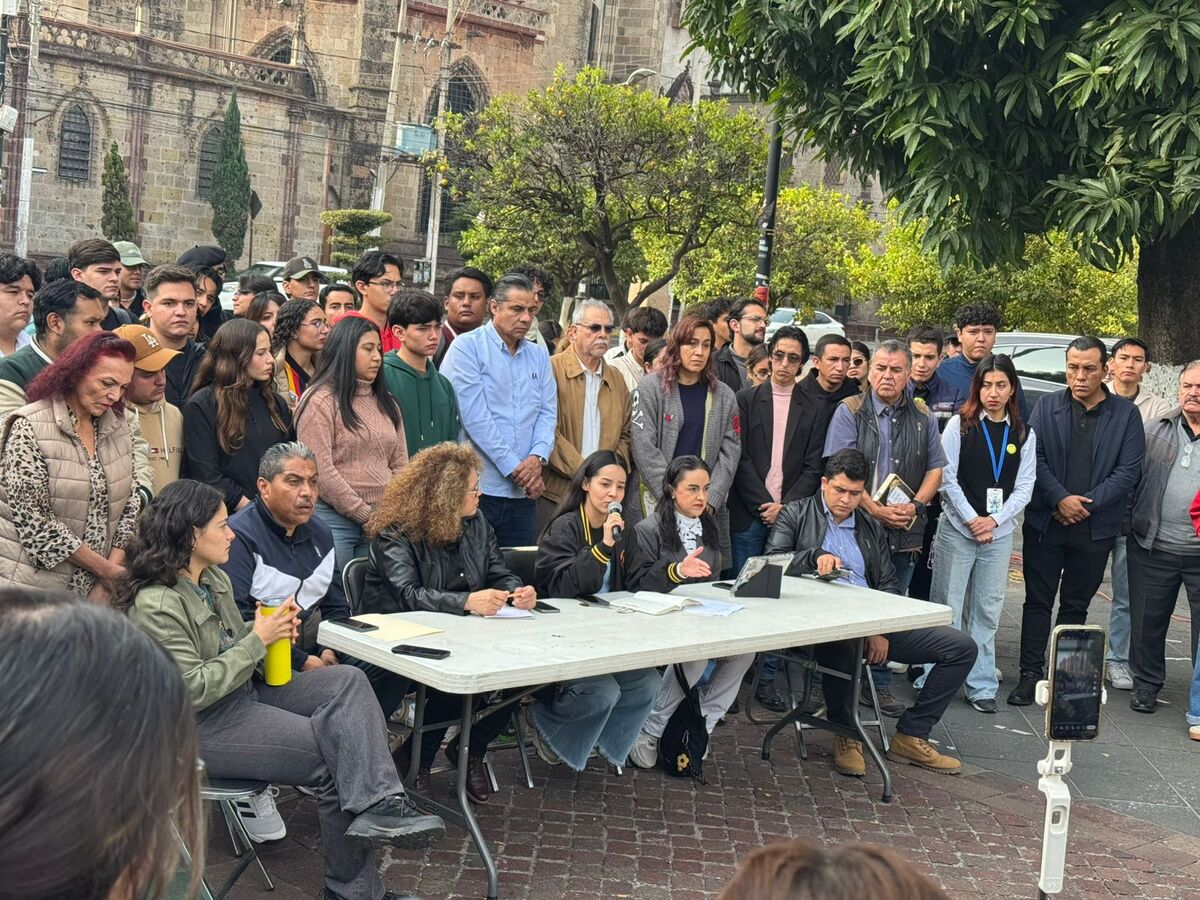 Rueda de prensa de la FEU. (Roberto Hurtado)