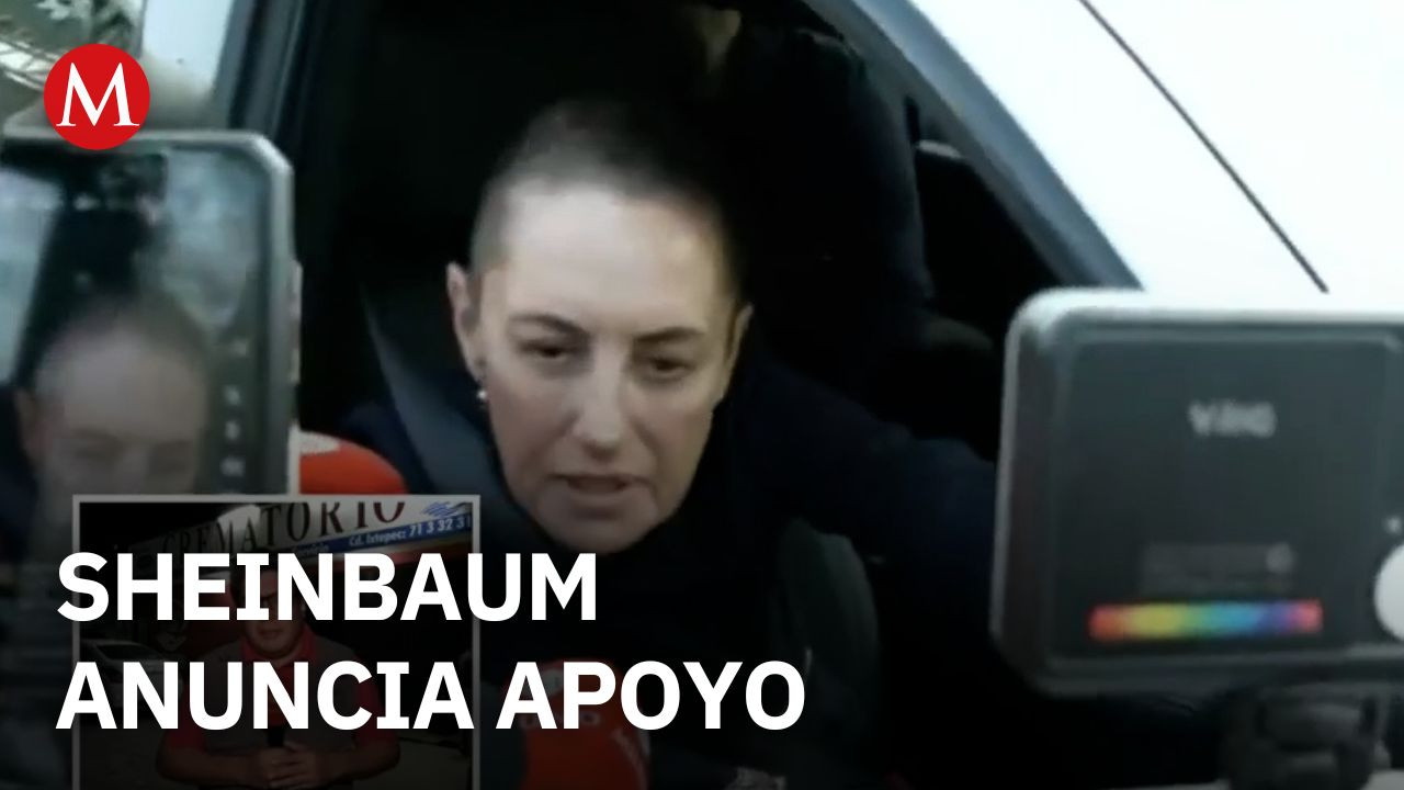 Sheinbaum anuncia apoyo económico a familias afectadas por accidente del Tren Interoceánico