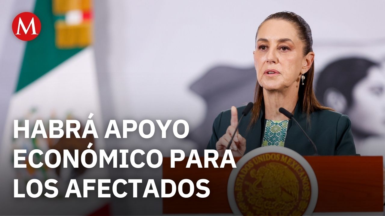 Sheinbaum da un reporte de las afectaciones y ayudas que se darán por el descarrilamiento en Oaxaca
