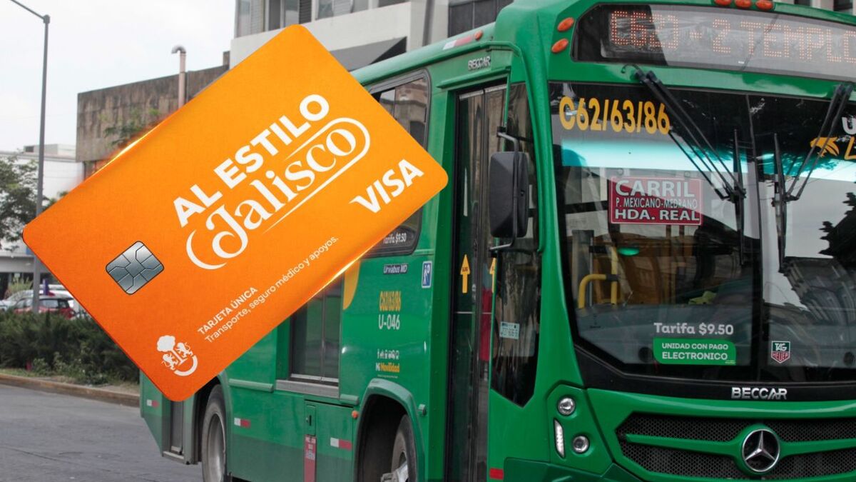 La Tarjeta Única Al Estilo Jalisco será la única forma de pagar menos por el camión (cortesía)