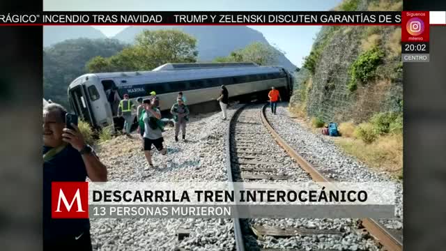 Tragedia en el Tren Interoceánico deja 13 fallecidos | Pedro Gamboa, 29 de diciembre de 2025