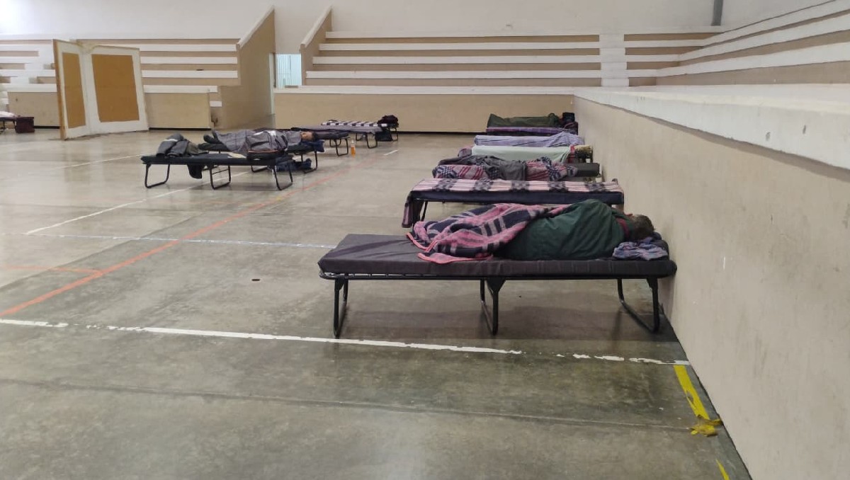 Acuden a refugios temporales en el sur de Tamaulipas. (Mario Juárez)