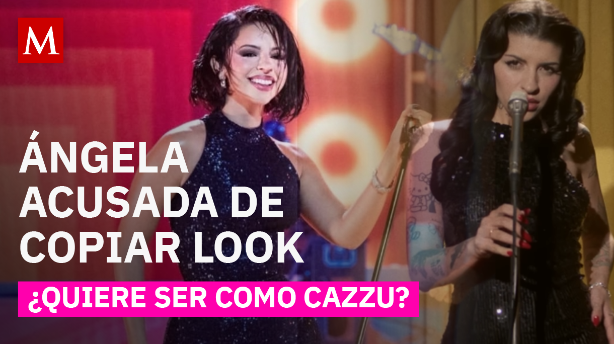 Ángela Aguilar criticada por supuestamente copiar el look de Cazzu