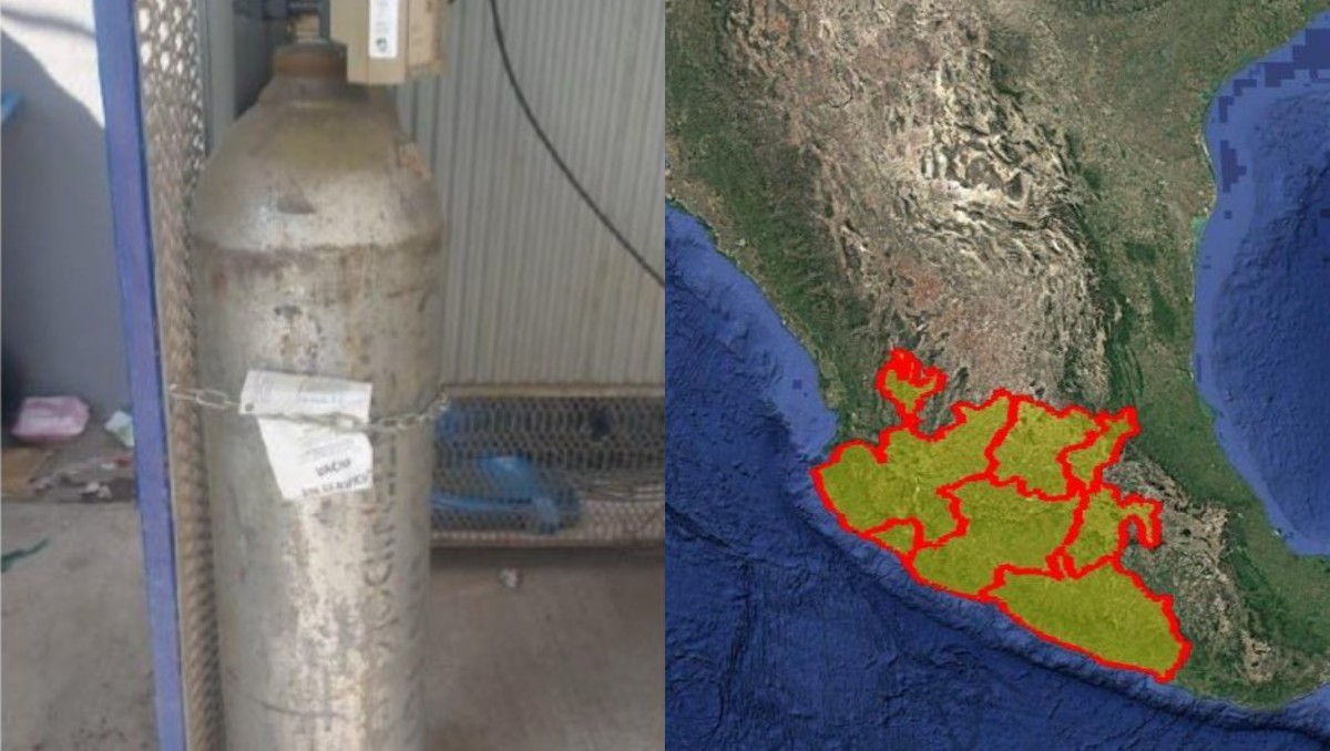 De acuerdo con las autoridades, estas son las entidades en donde podría localizarse el cilindro. | Foto: CNPC