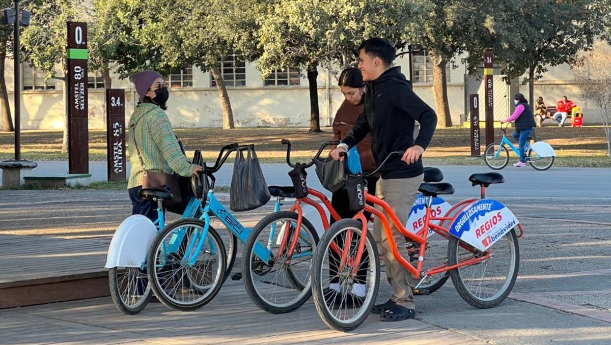 Se brindó el servicio de renta de bicicletas individuales, infantiles, dobles y para siete personas. Foto: Mayte Villasana