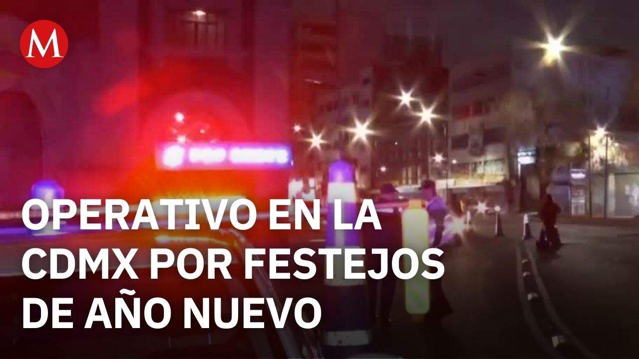 En la CdMx, más de catorce mil policías serán desplegados para el operativo de Año Nuevo