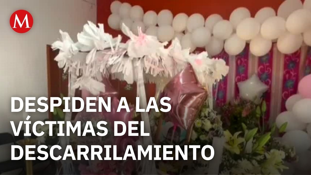 Despiden a las víctimas del descarrilamiento del Tren Interoceánico en Oaxaca