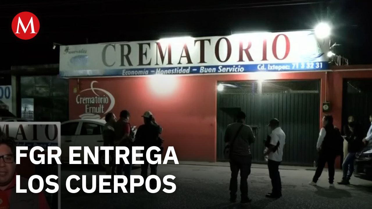 FGR entrega cuerpos de las 13 víctimas del descarrilamiento del tren