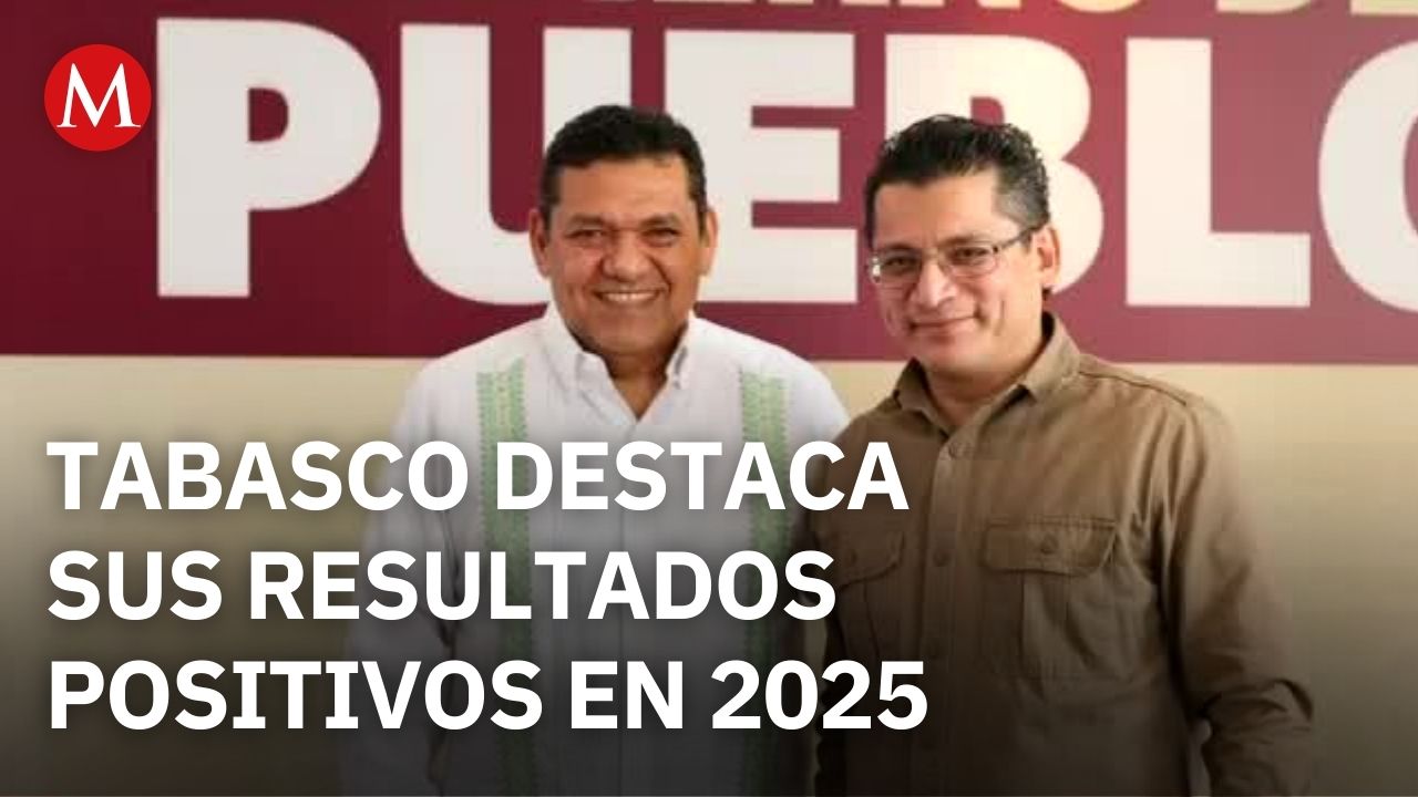 El gobierno de Tabasco reporta resultados positivos en seguridad y finanzas durante el 2025