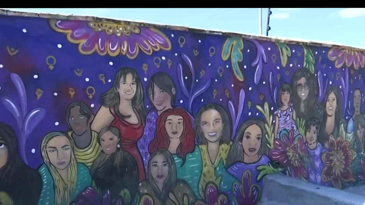 Mural de mujeres asesinadas en Coahuila; activistas exigen justicia