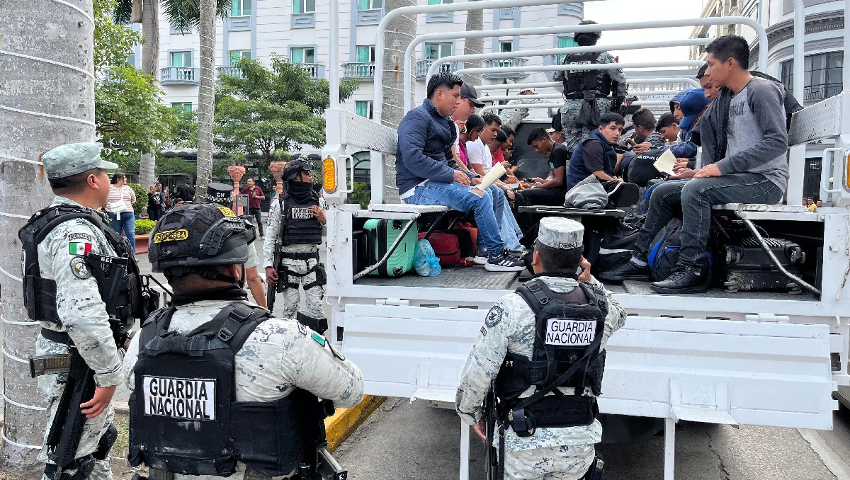 Reclutamiento de la Guardia Nacional en Tampico. (Yazmín Sánchez)
