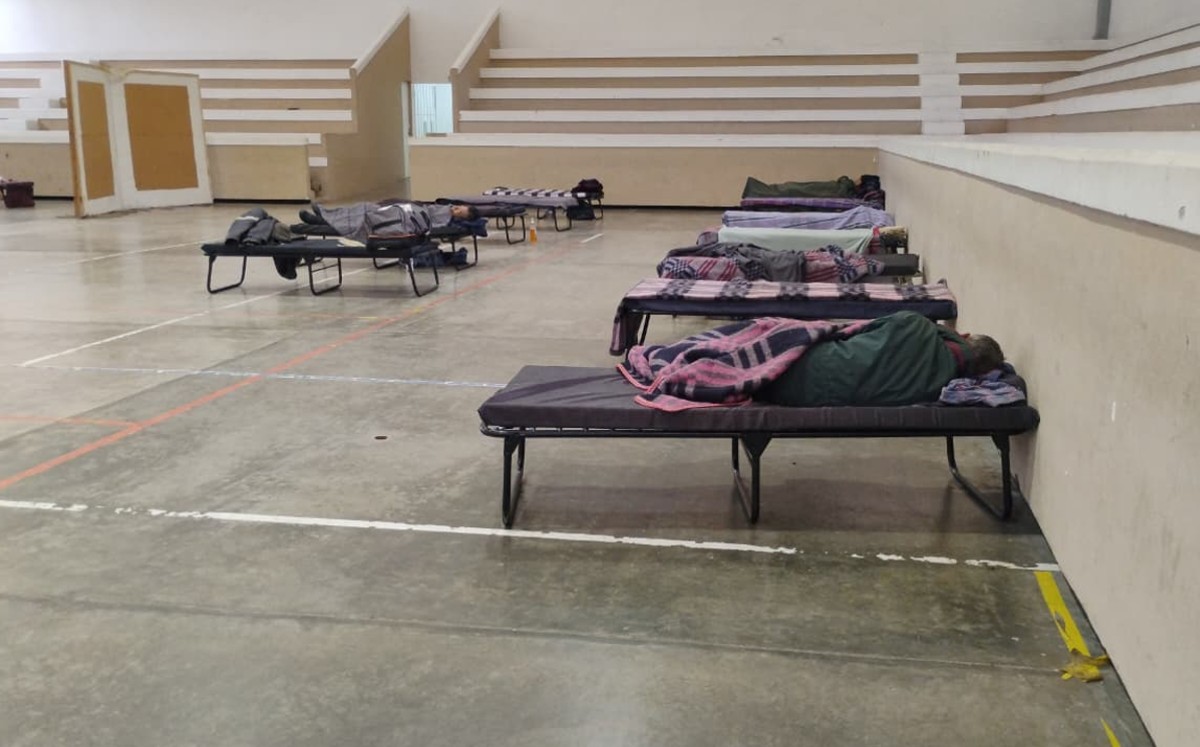 Refugio temporal en Ciudad Madero. | Cortesía