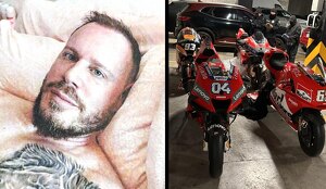 Motocicletas decomisadas a Ryan Wedding, ex atleta olímpico
