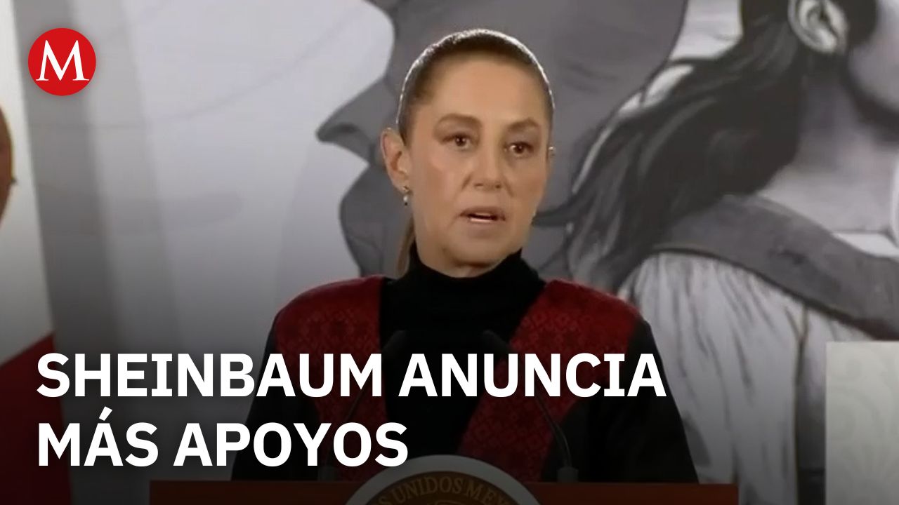 Sheinbaum anuncia más apoyos a víctimas del accidente del Tren Interoceánico