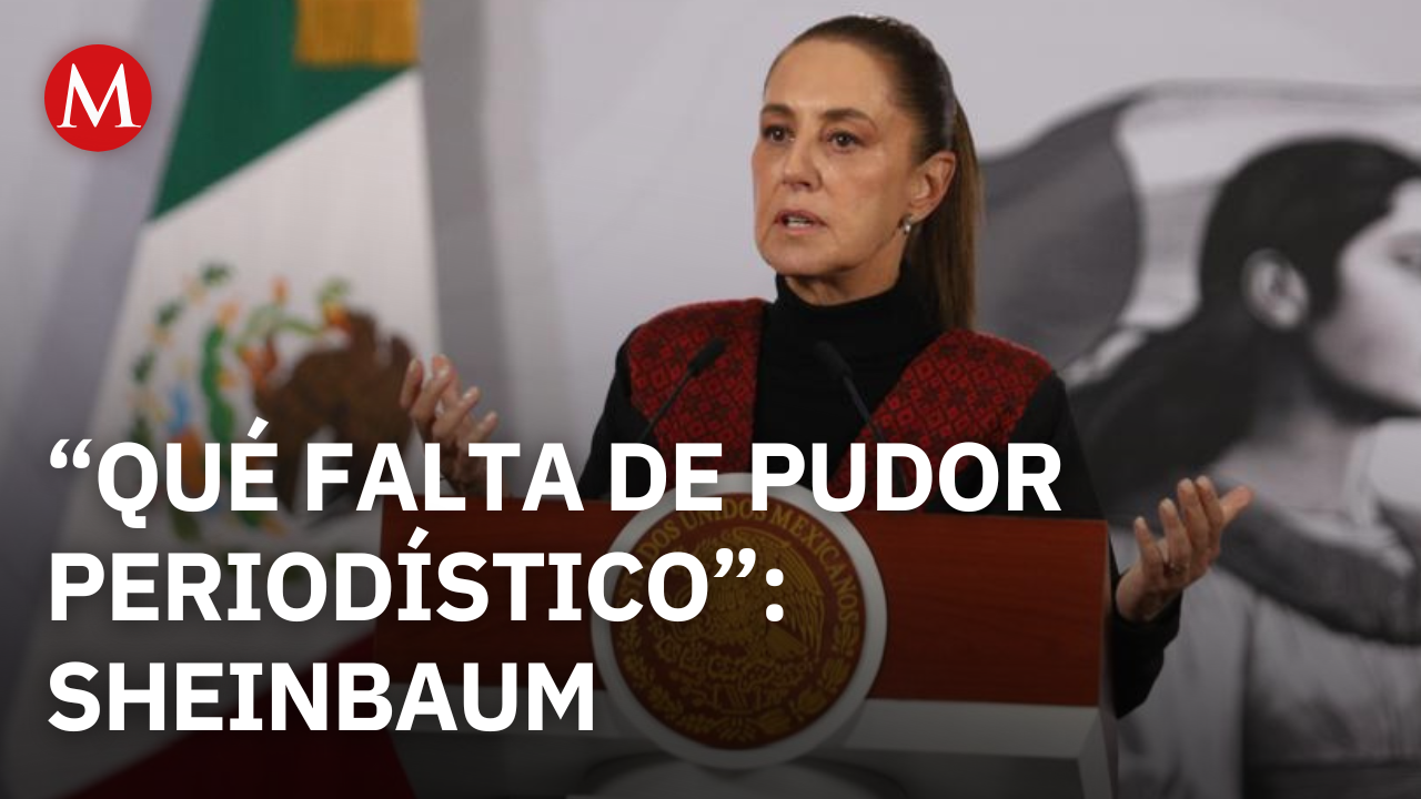 Sheinbaum estalla contra prensa por cobertura del accidente del Tren Interoceánico