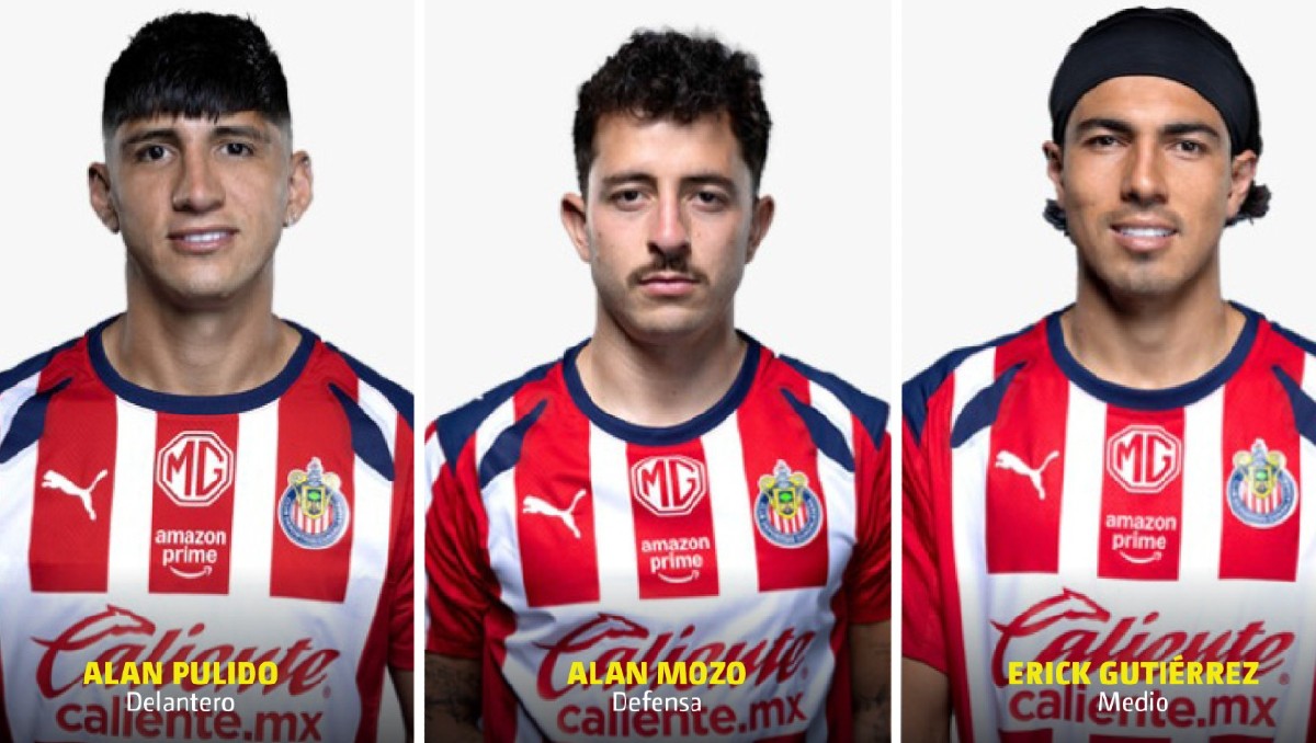 Alan Mozo, Erick Gutiérrez y Alan Pulido salen de Chivas (Especial)