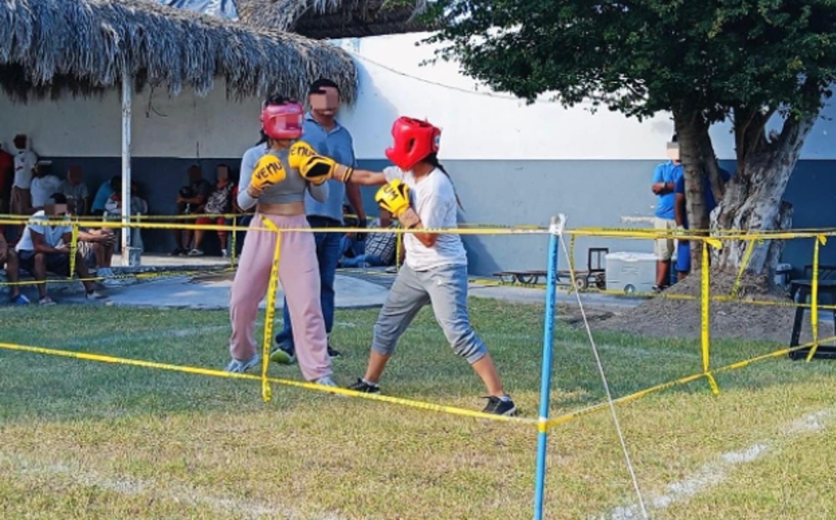 Encuentro femenil de box en CEDES Reynosa. | Cortesía