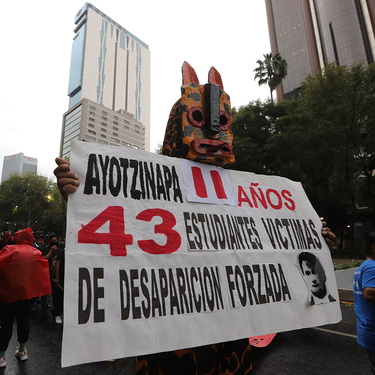 Marcha por avenida reforma