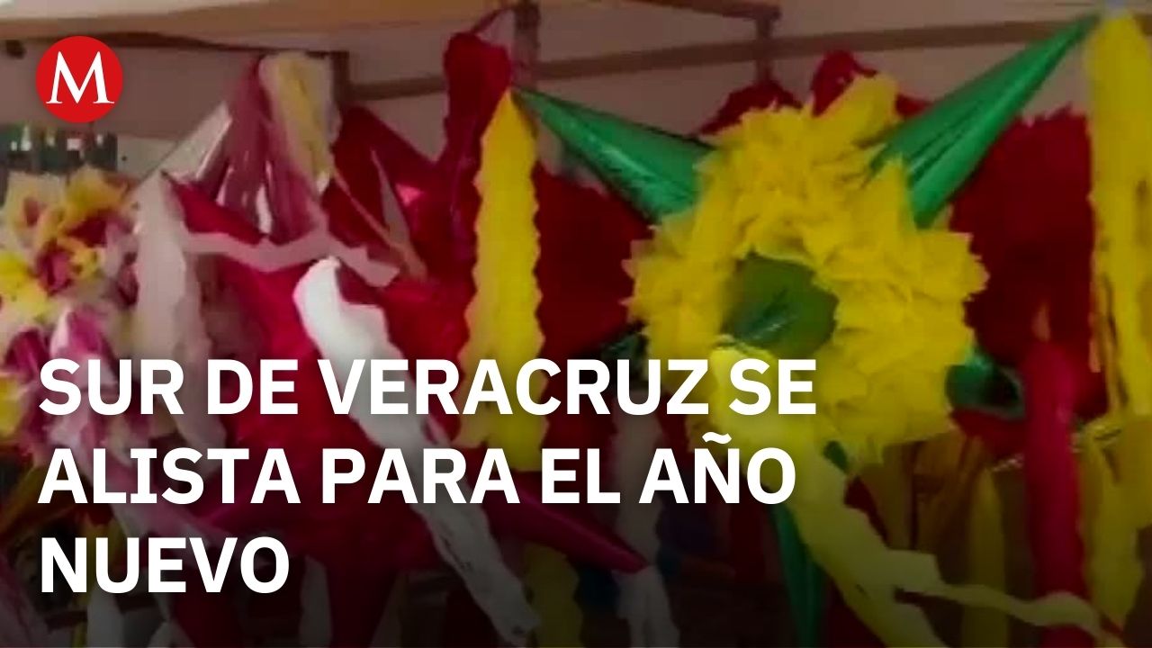 La gente en Veracruz continúa alistándose para la celebración del Año Nuevo