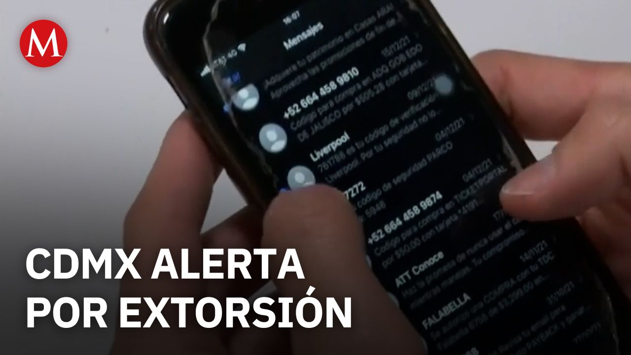 Autoridades de CdMx alertan por llamadas de extorsión con ligas falsas