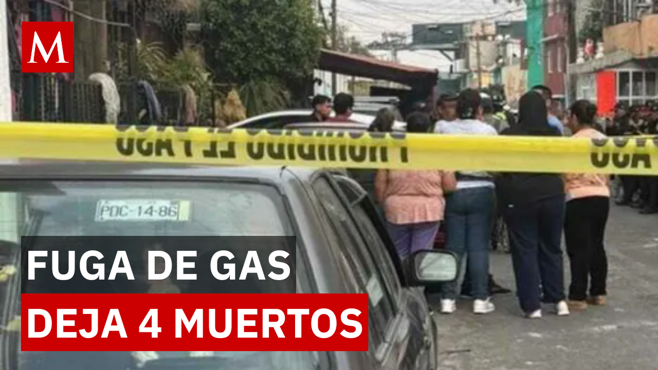Fuga de gas en Santa Fe deja cuatro muertos por intoxicación en CDMX