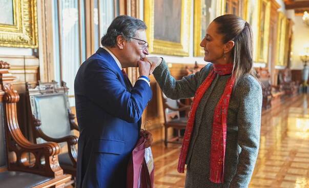 Segundo encuentro entre Sheinbaum y Petro