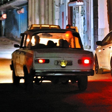 Calles de La Habana, Cuba, sin iluminación debido a apagones