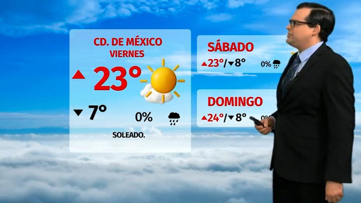 Clima de hoy 2 de enero de 2026 | Pronóstico con Nelson Valdez