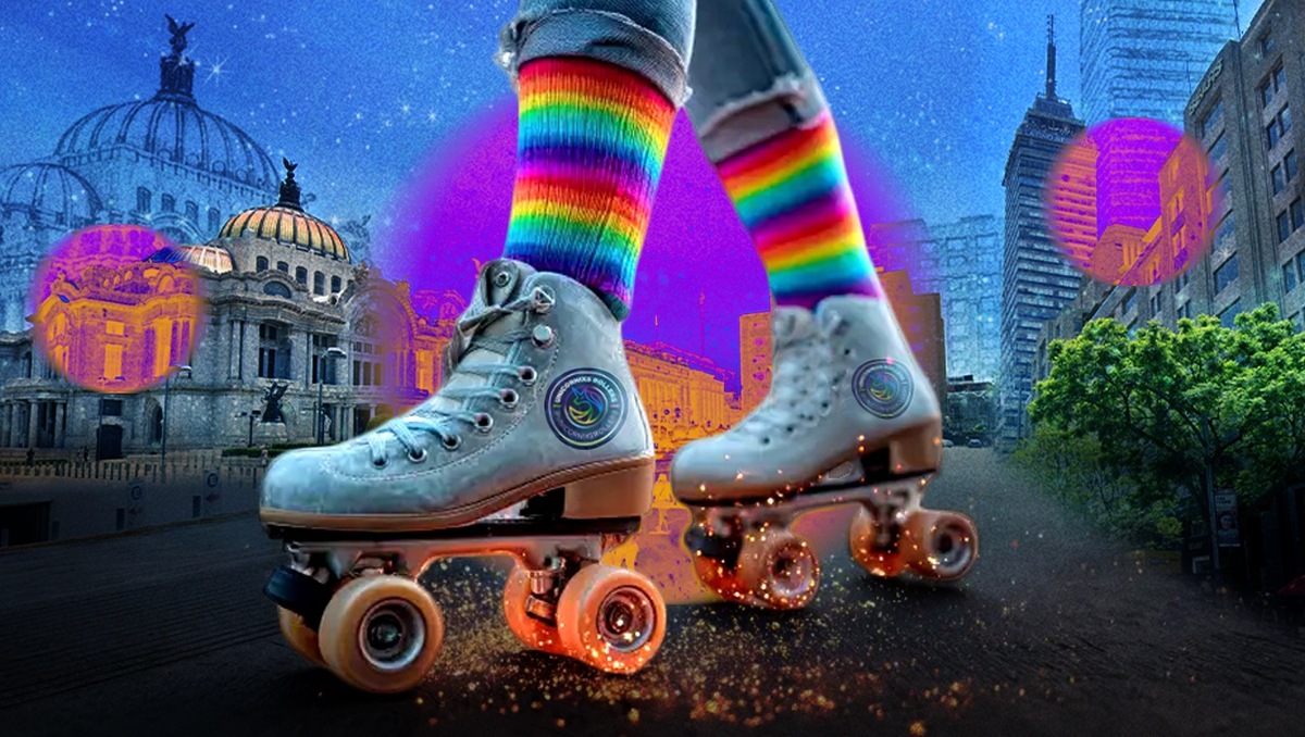 Colectivos de patinadores se organizan para adueñarse, aunque sea por unas horas, de las calles de la capital mexicana.