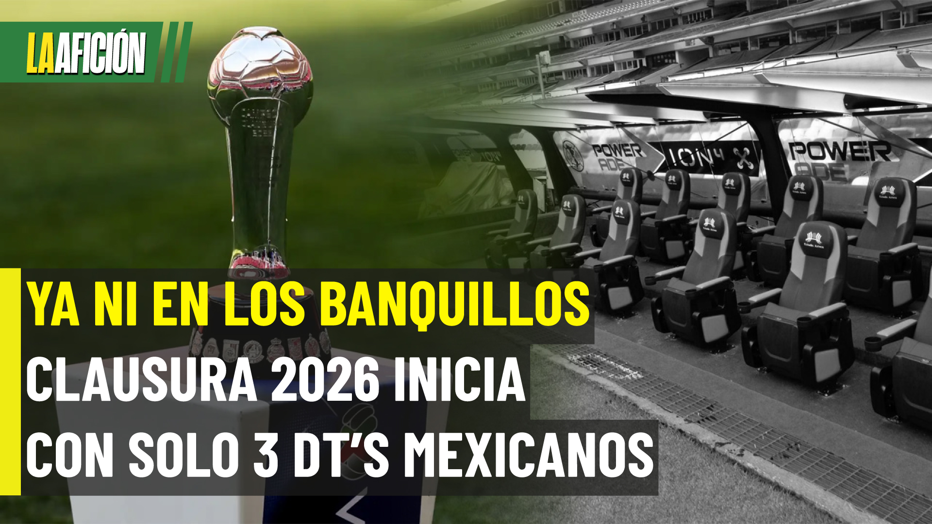 Solo tres directores técnicos mexicanos iniciarán el torneo Clausura 2026 de la Liga MX