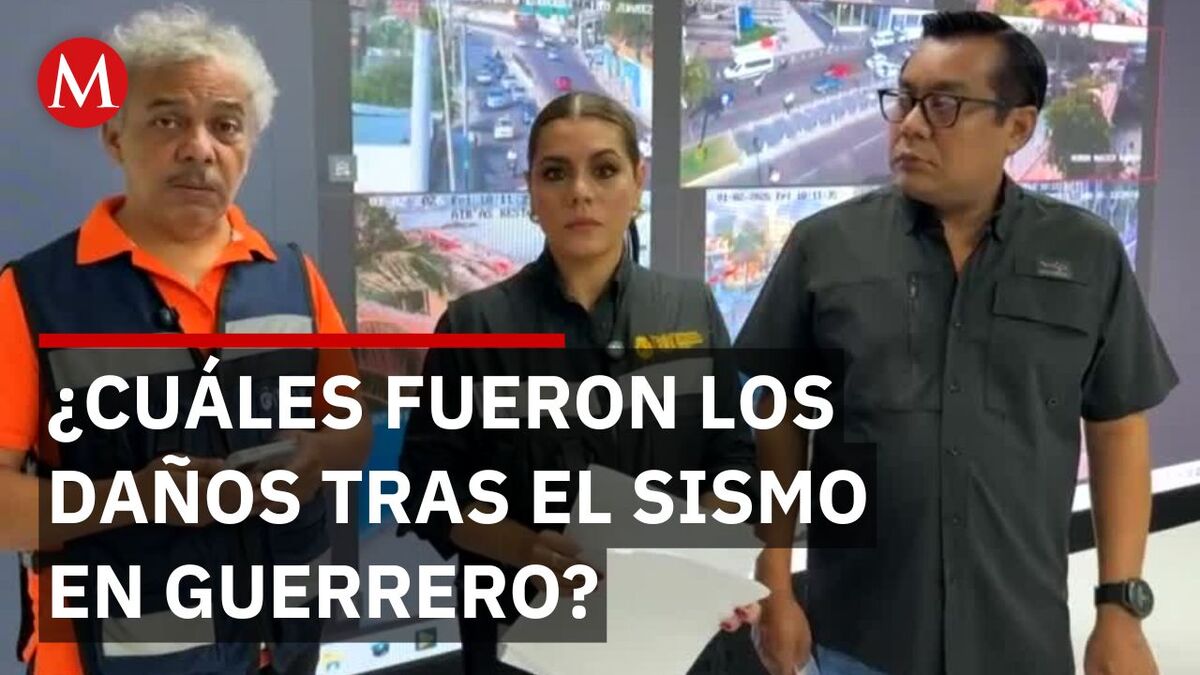 Evelyn Salgado informa daños tras sismo de 6.5 en San Marcos, Guerrero